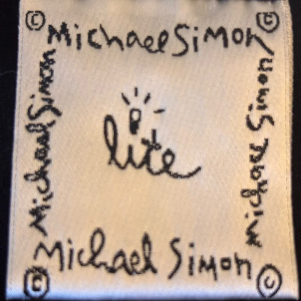 Michael Simon Lite Beach Theme Embroidered Cardigan Seashell Coastal Sweater Sm - Picture 9 of 10